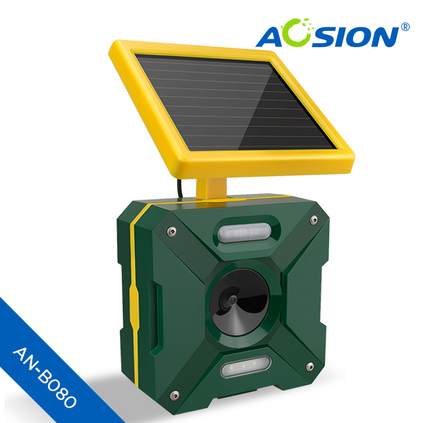 AOSION® Garden Double Sides Solar Animal Deterrent Cat Dog Bird Deer Repeller AN-B080